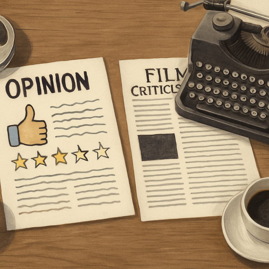 Opinión vs crítica de cine